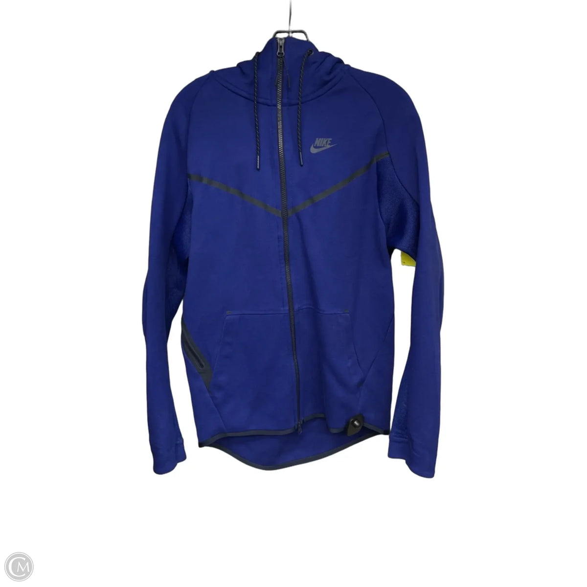 Athletic Jacket By Nike In Blue, Size: S