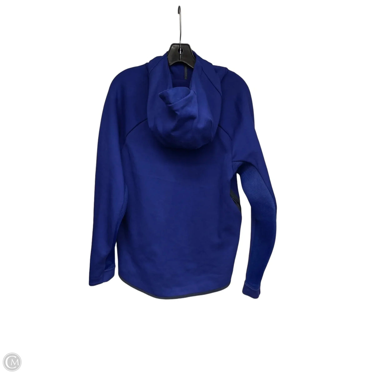 Athletic Jacket By Nike In Blue, Size: S