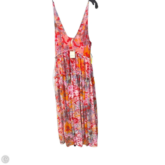 Dress Casual Maxi By Free People In Pink & Red, Size: Xs
