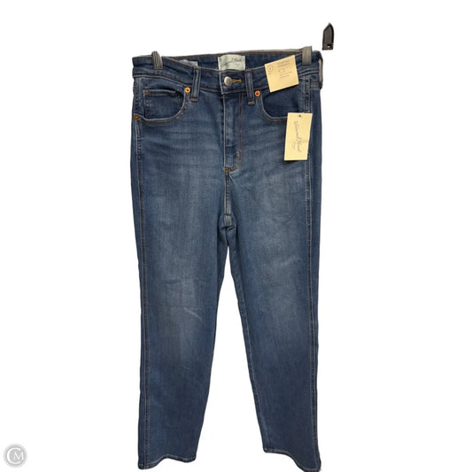 Jeans Straight By Universal Thread In Blue Denim, Size: 8