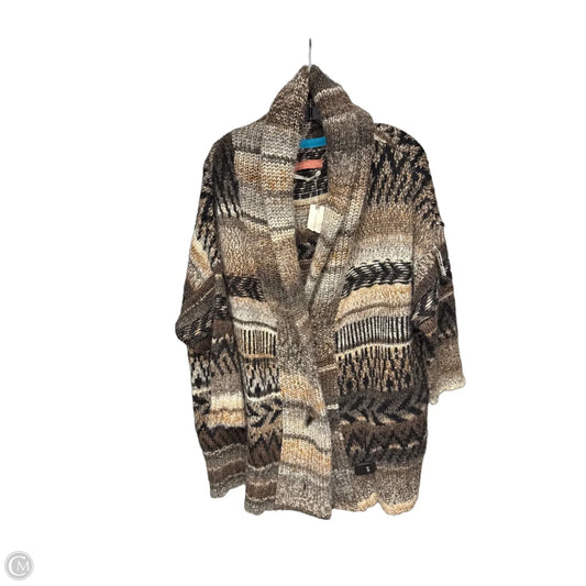 Sweater Cardigan By Pilcro In Brown, Size: Xs
