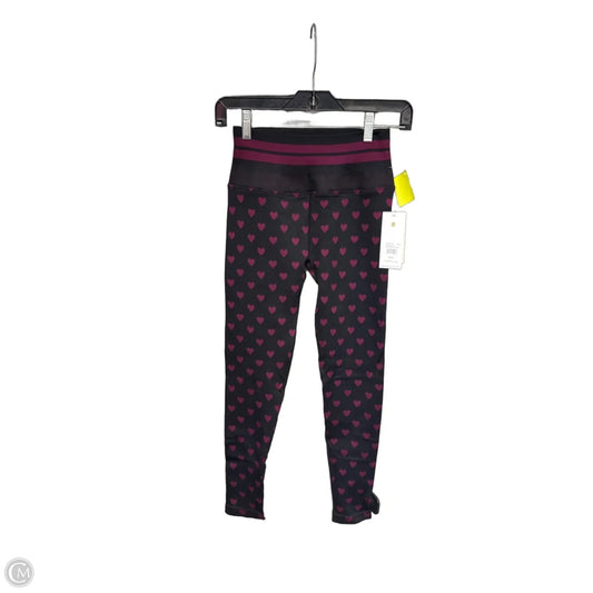 Athletic Leggings By Spiritual Gangster In Black & Purple, Size: Xs