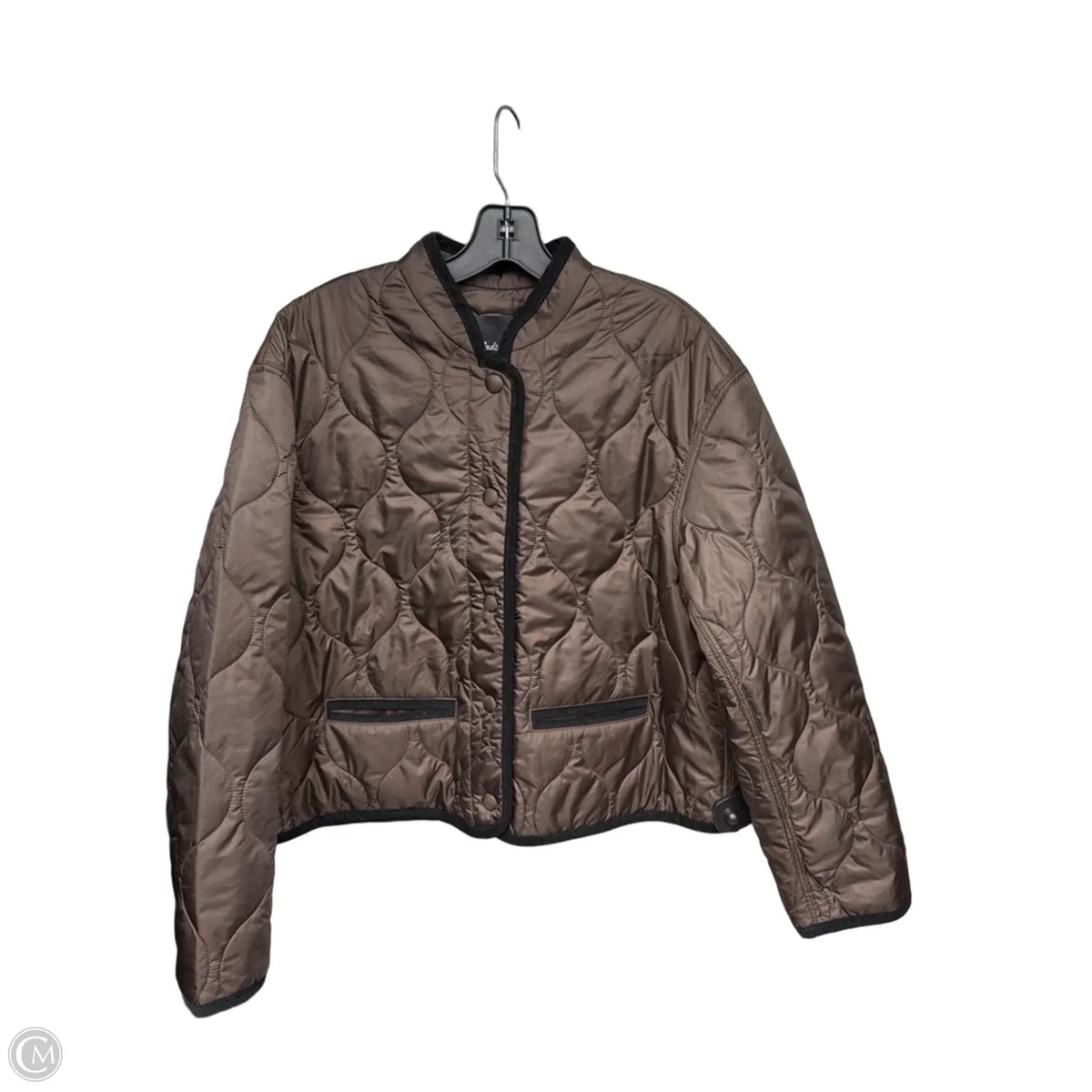 Jacket Puffer & Quilted By Madewell In Brown, Size: M