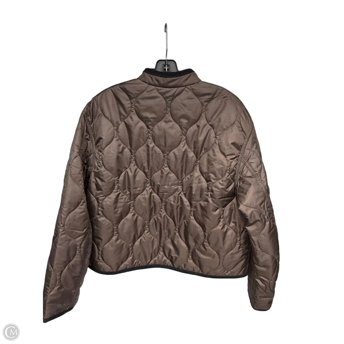 Jacket Puffer & Quilted By Madewell In Brown, Size: M