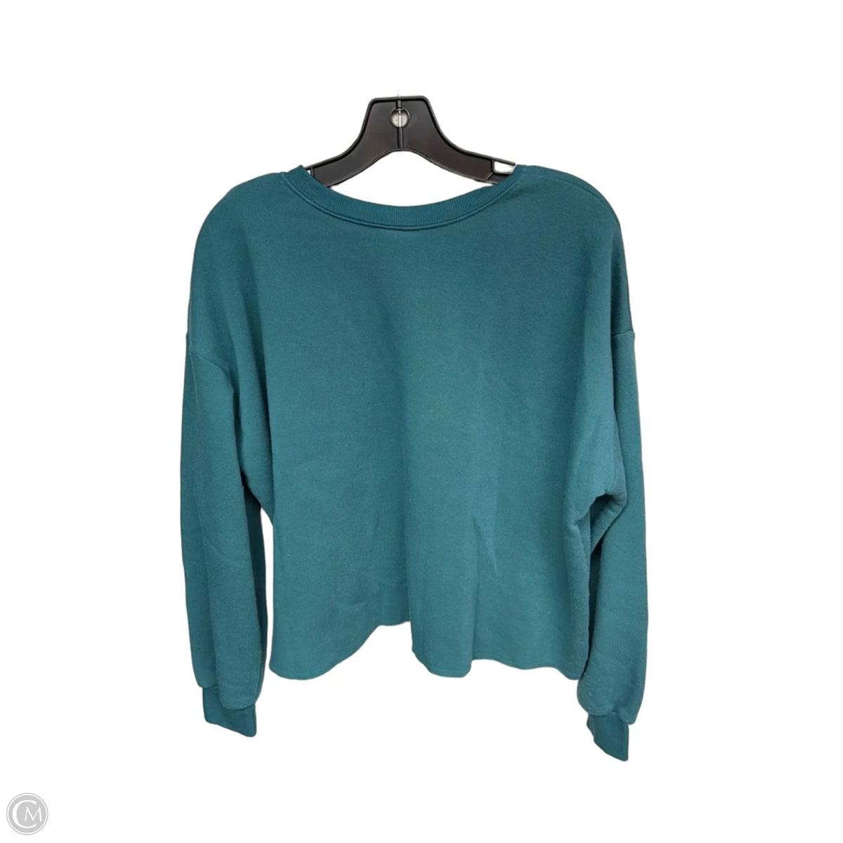 Sweatshirt Crewneck By Cmc In Teal, Size: M