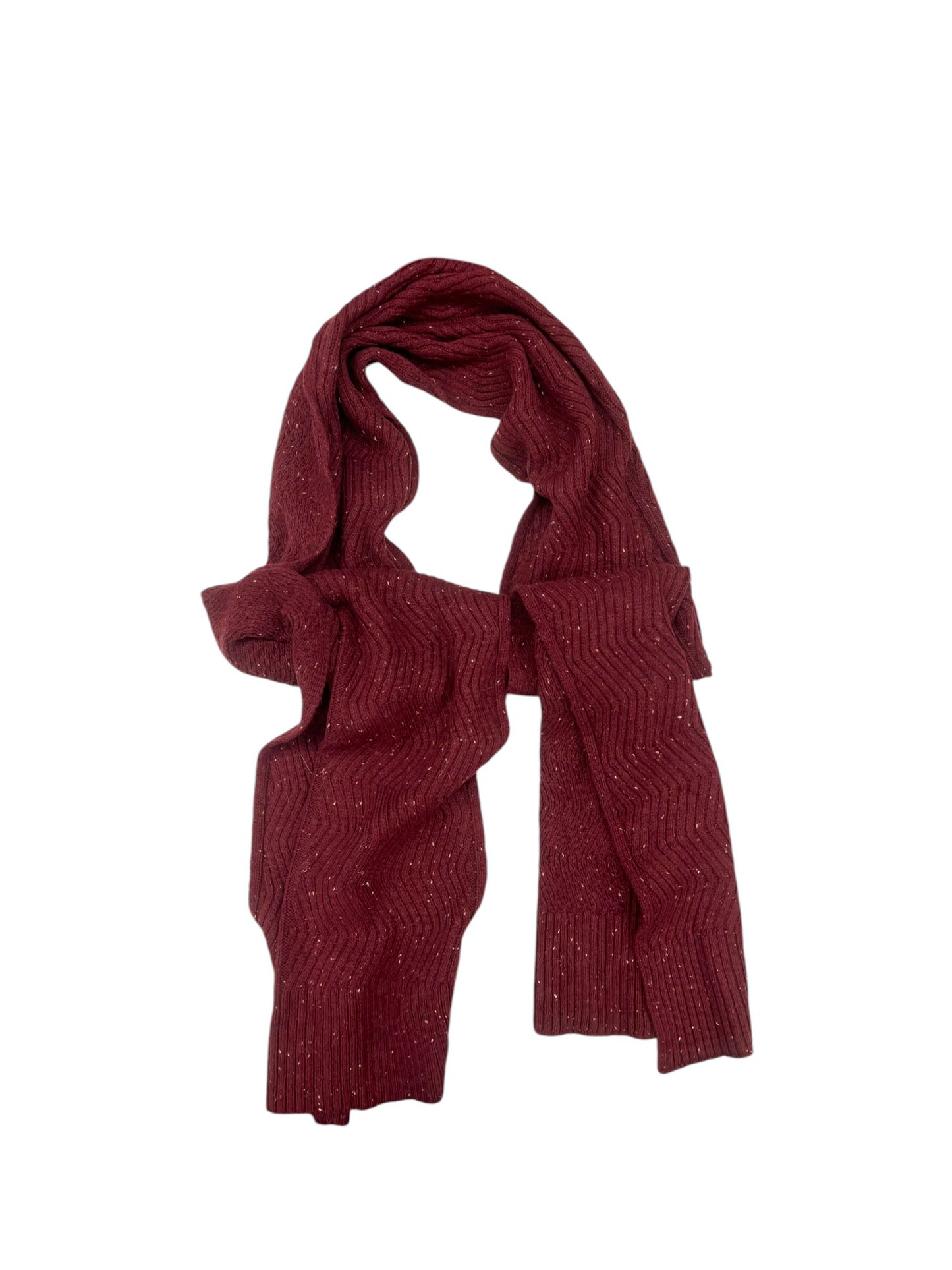 Scarf Winter By Universal Thread In Maroon