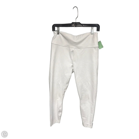 Athletic Leggings By Fabletics In White, Size: L