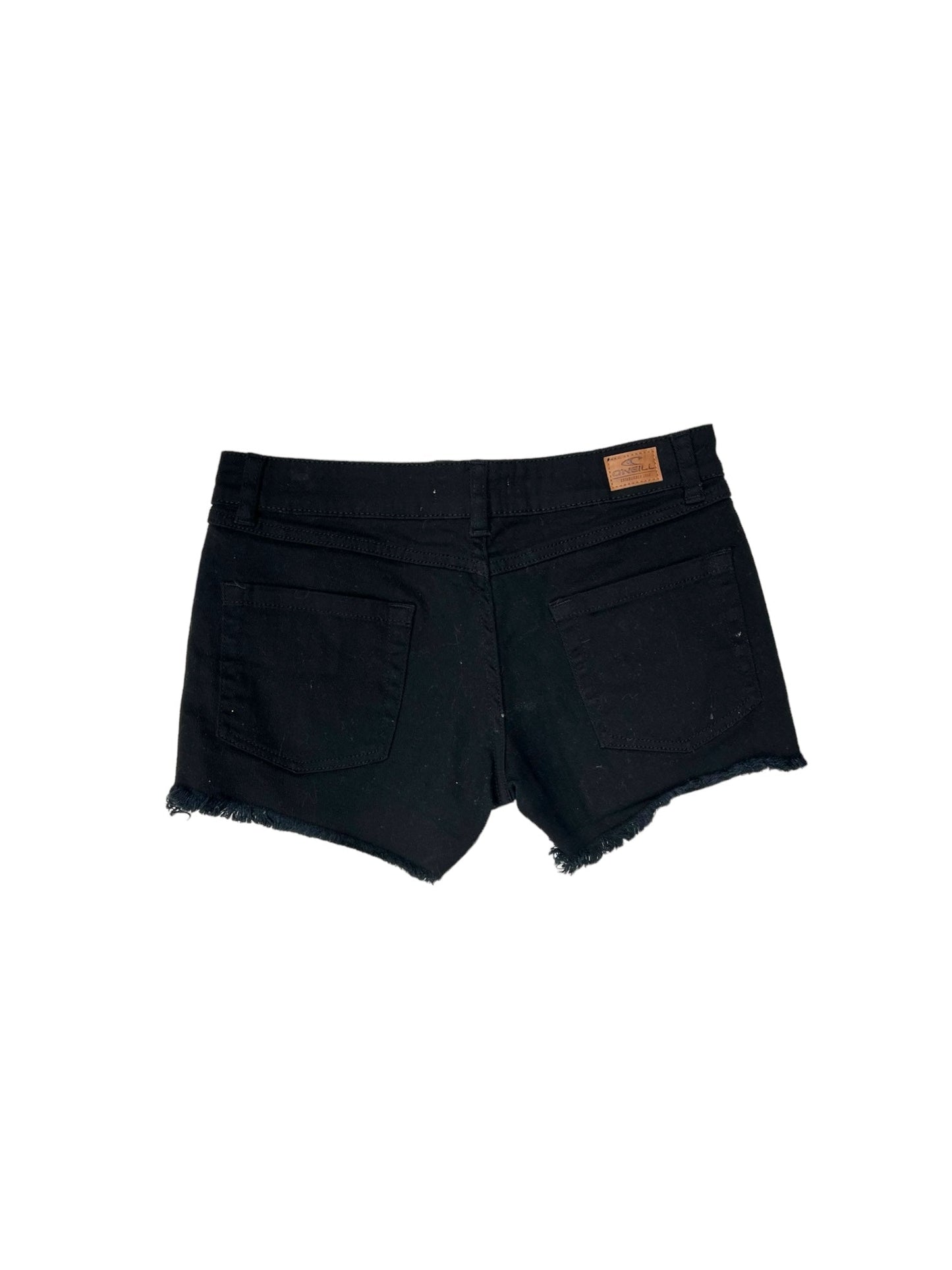 Black Denim Shorts Oneill, Size 26