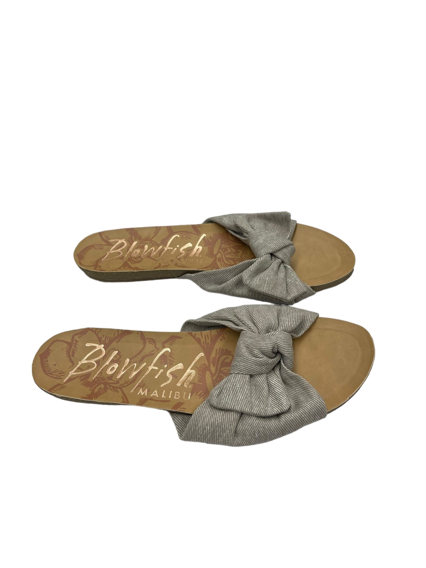 Beige Sandals Flats Blowfish, Size 8