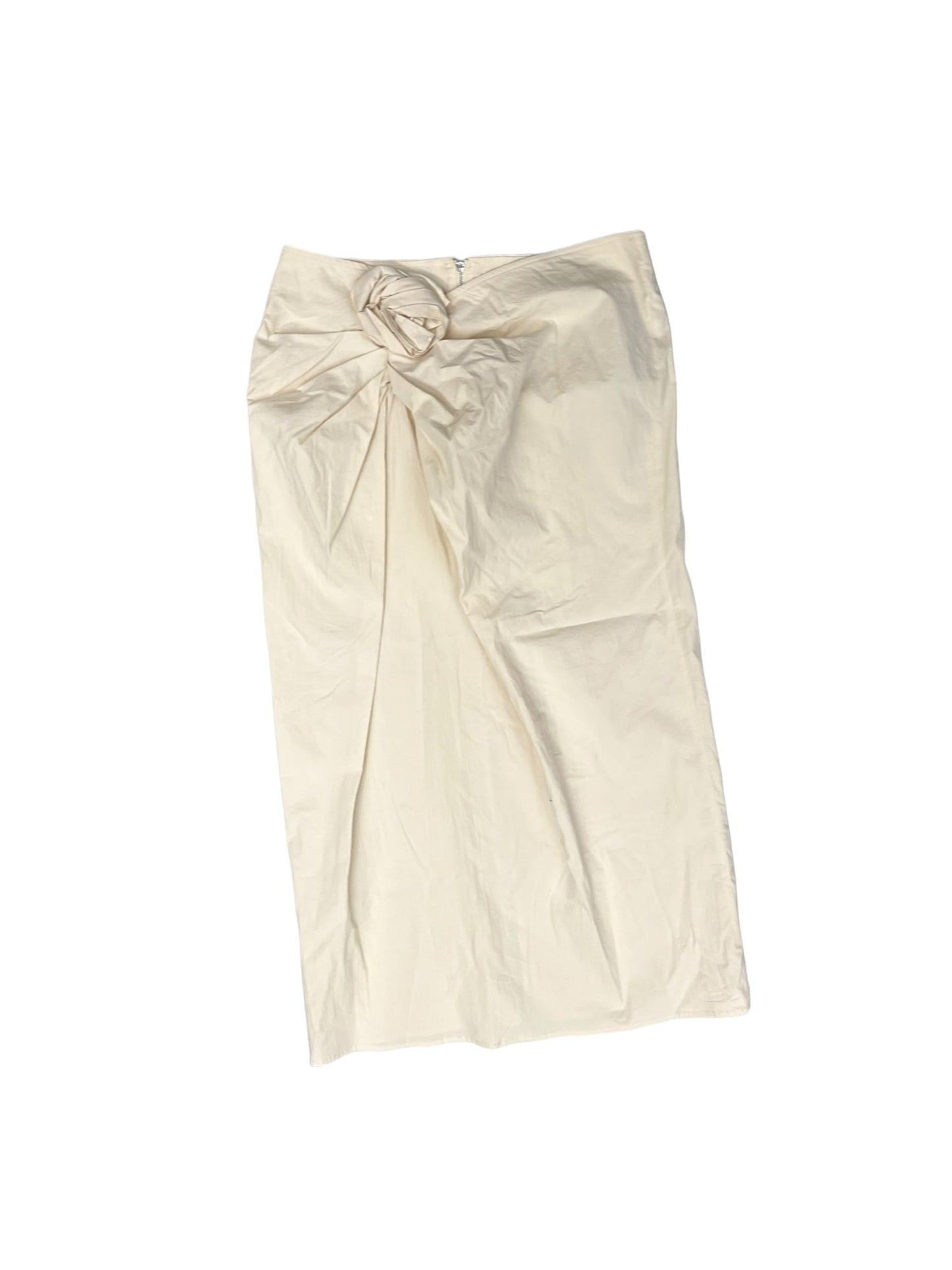 Cream Skirt Maxi Zara, Size Xl
