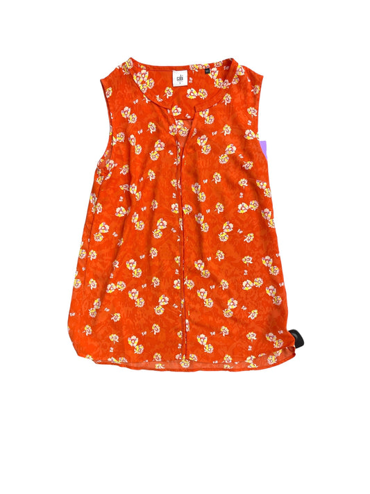 Orange & Yellow Top Sleeveless Cabi, Size S