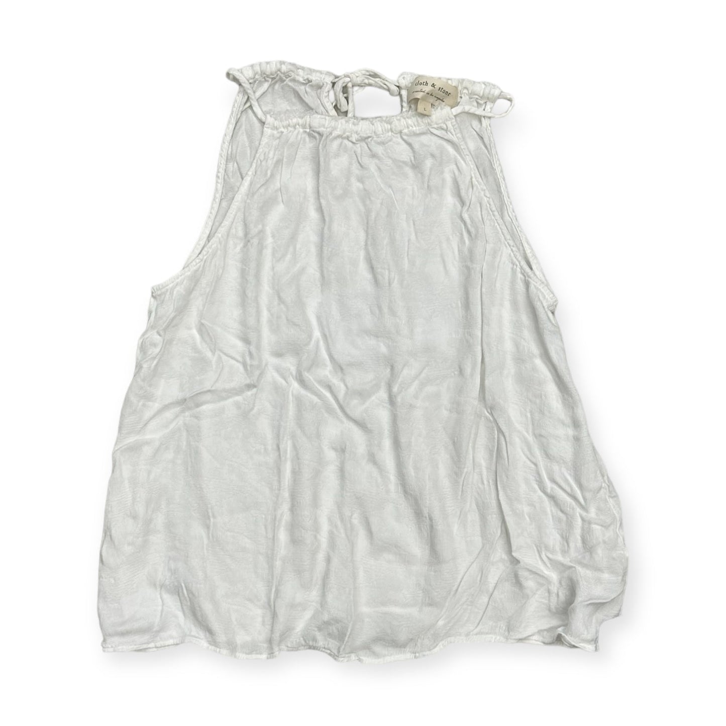 White Top Sleeveless Cloth & Stone, Size L