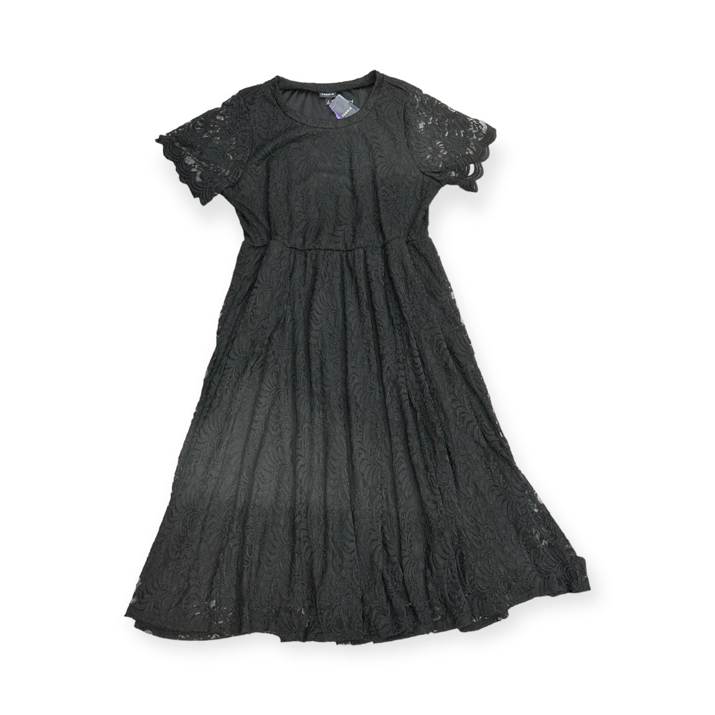 Black Dress Casual Midi Torrid, Size 2x