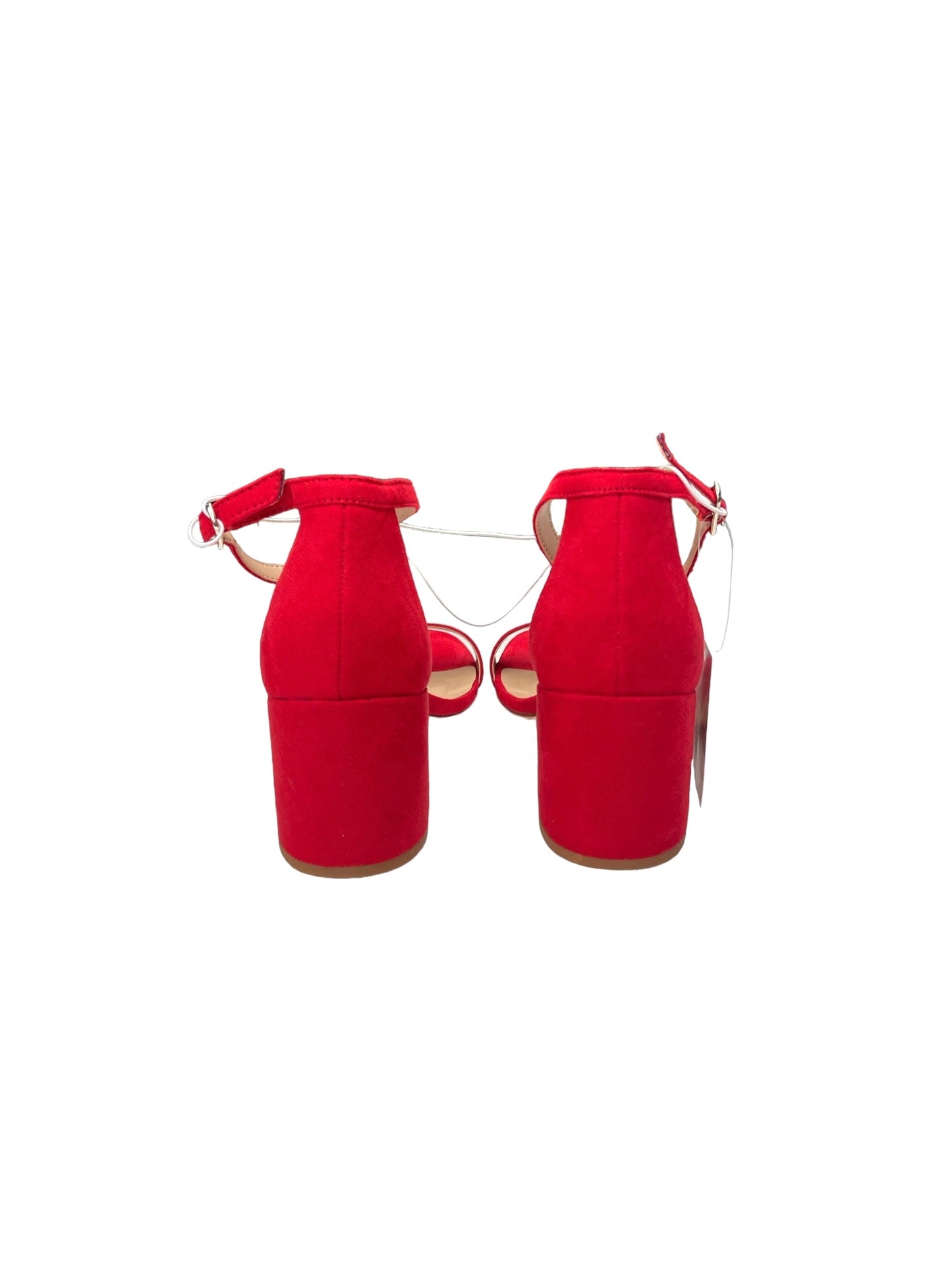 Red Shoes Heels Block A New Day, Size 8