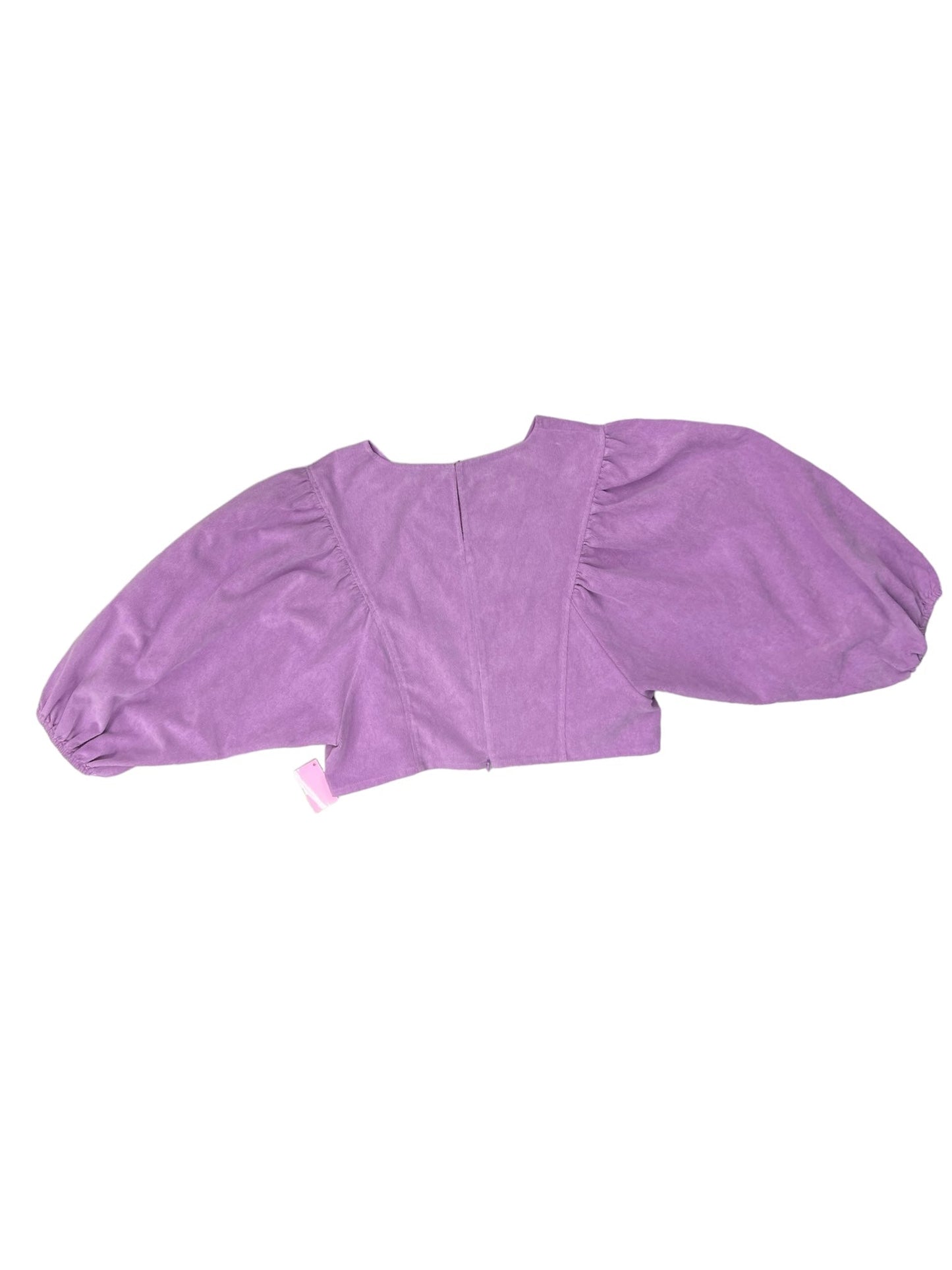 Purple Top 3/4 Sleeve Zara, Size Xl