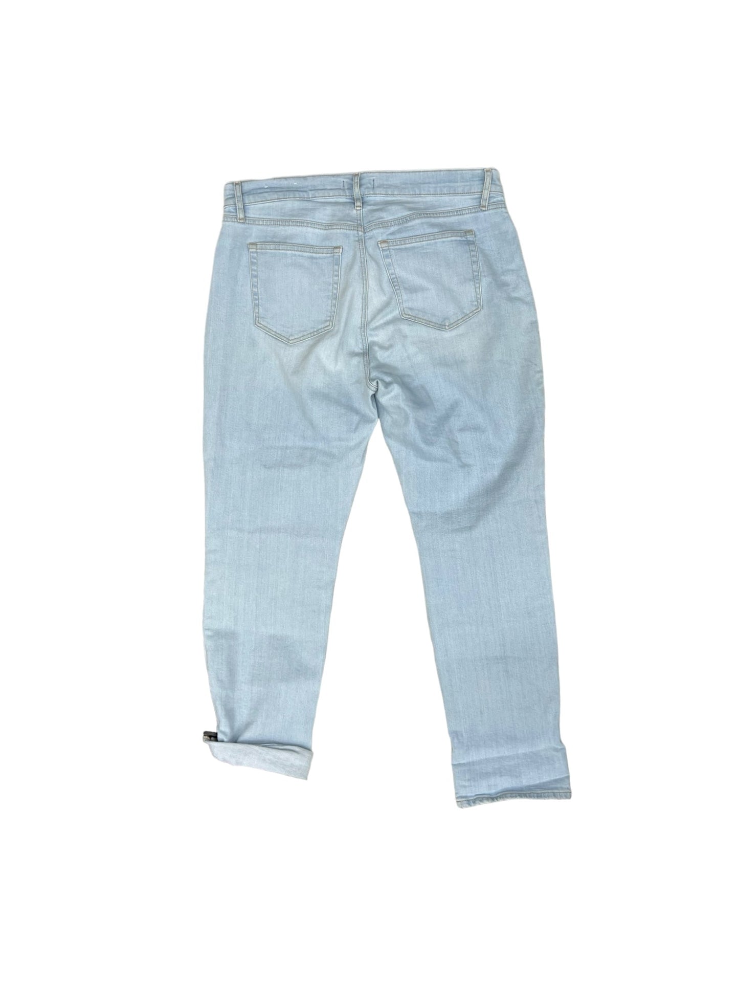 Blue Denim Jeans Cropped Loft, Size 10