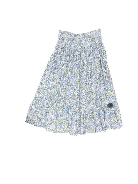 Blue & Yellow Skirt Maxi Universal Thread, Size L
