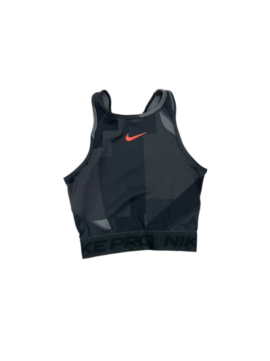 Black & Grey Athletic Bra Nike Apparel, Size S