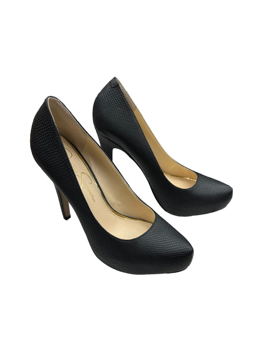 Black Shoes Heels Stiletto Jessica Simpson, Size 7