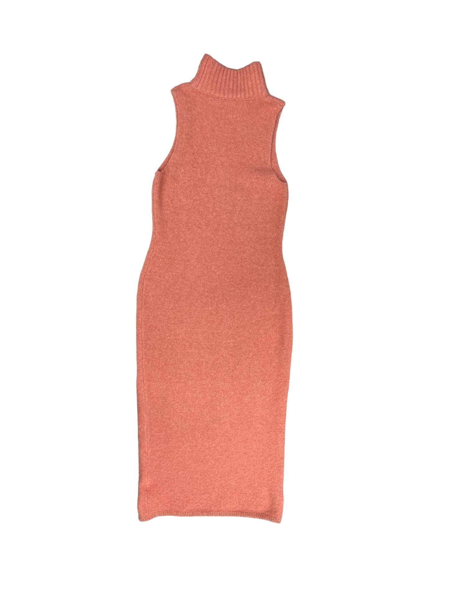 Dress Sweater By Express In Orange, Size: M