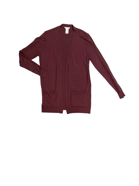 Sweater Cardigan By Matty M In Red, Size: M