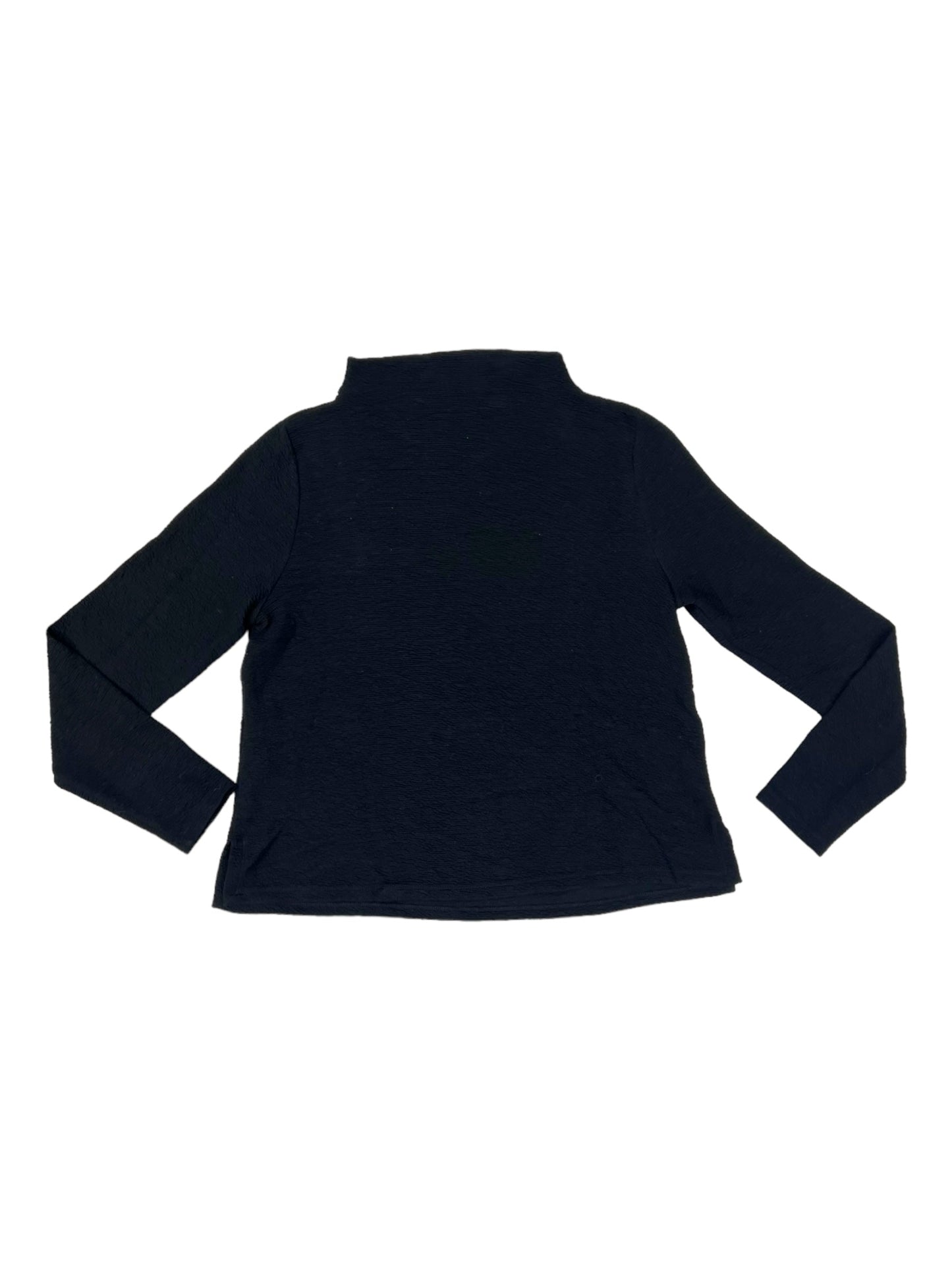 Top Long Sleeve By Eileen Fisher In Black, Size: Xs