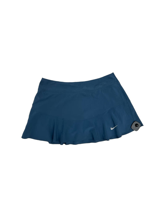 Athletic Skort By Nike In Teal, Size: M