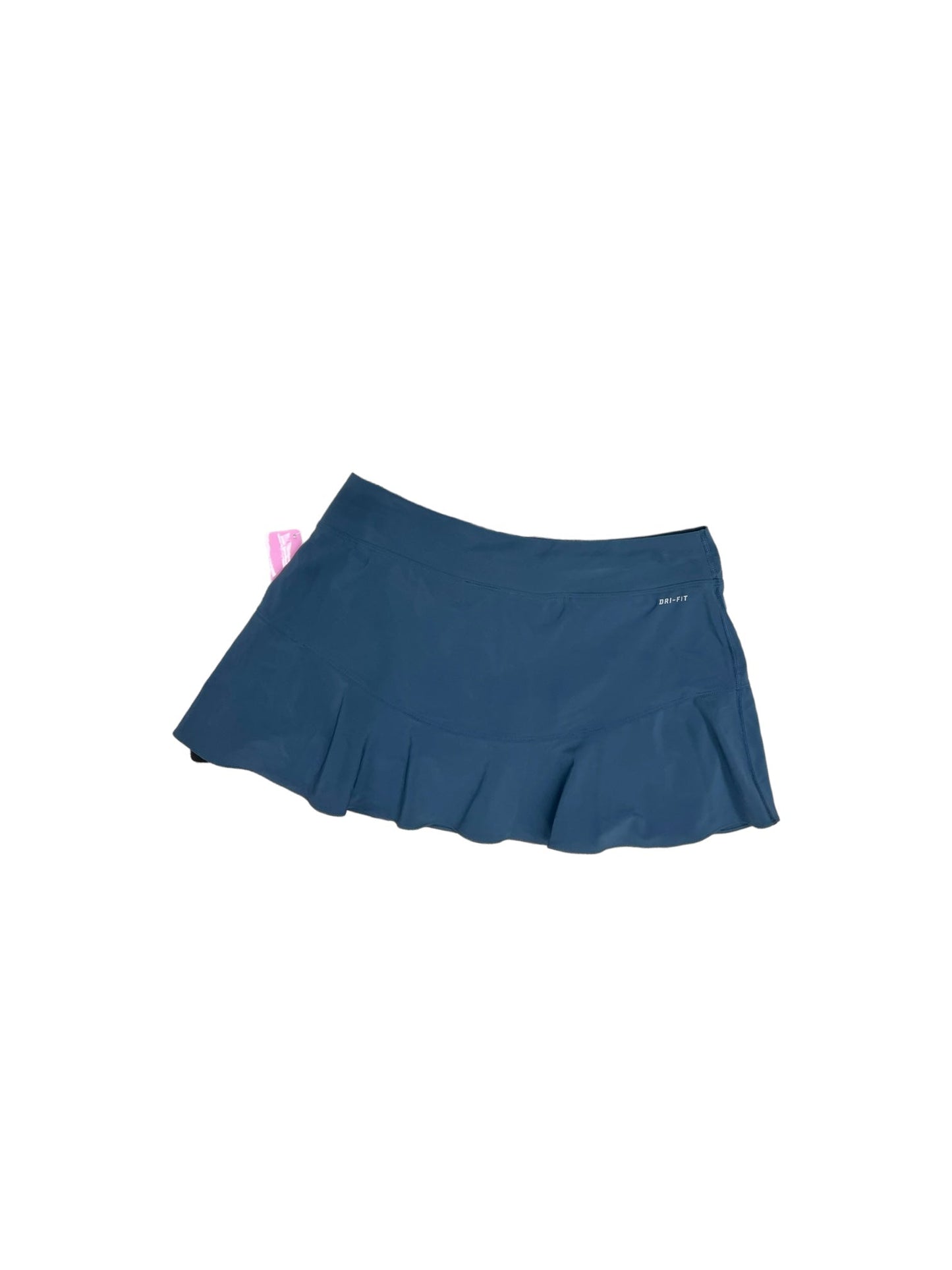 Athletic Skort By Nike In Teal, Size: M