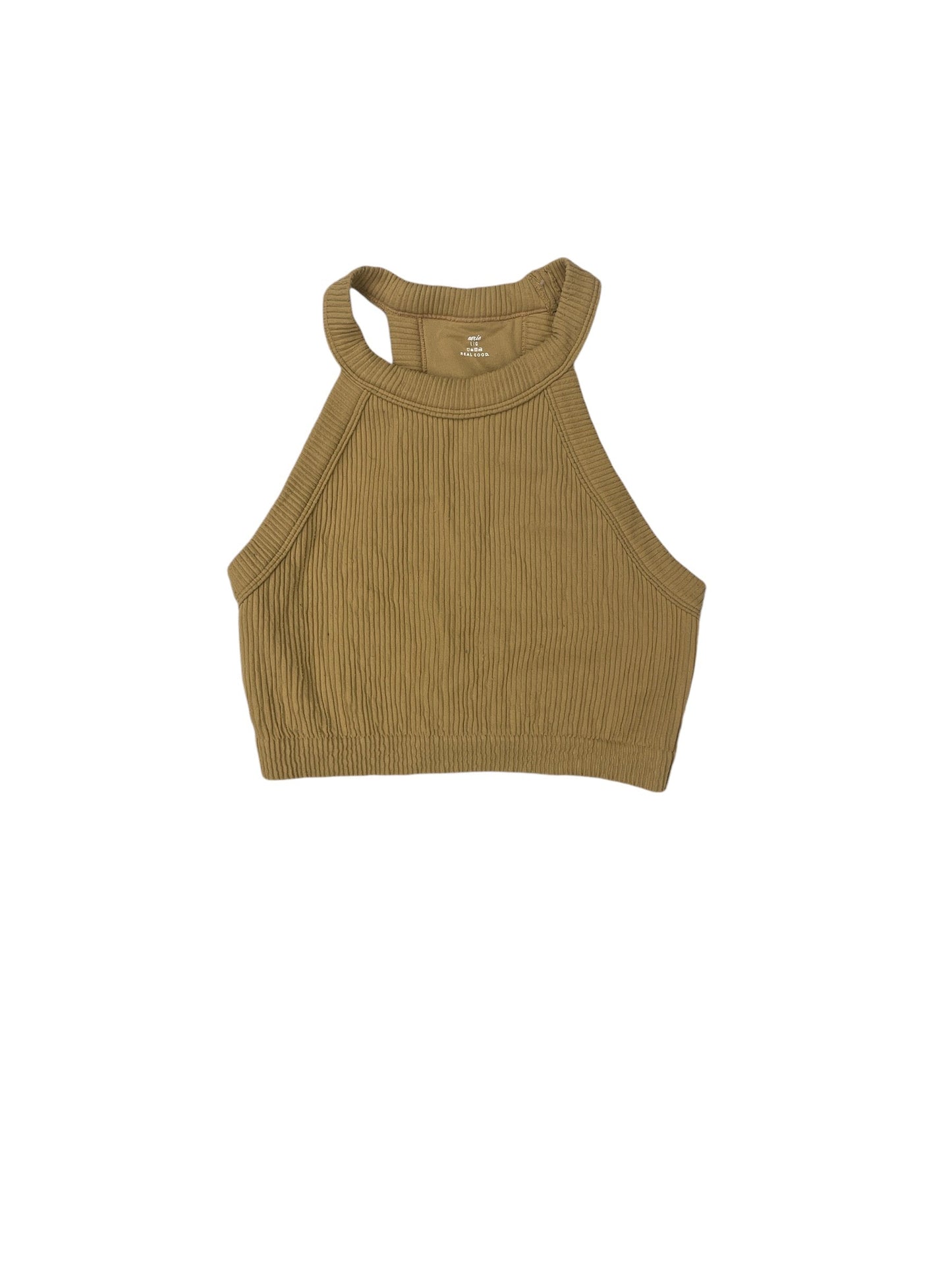 Athletic Tank Top By Aerie In Tan, Size: L