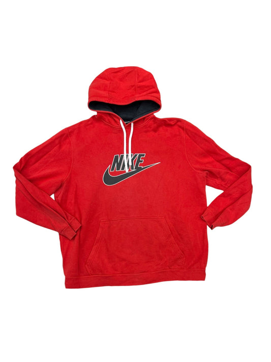 Athletic Sweatshirt Hoodie By Nike Apparel In Red, Size: Xxl