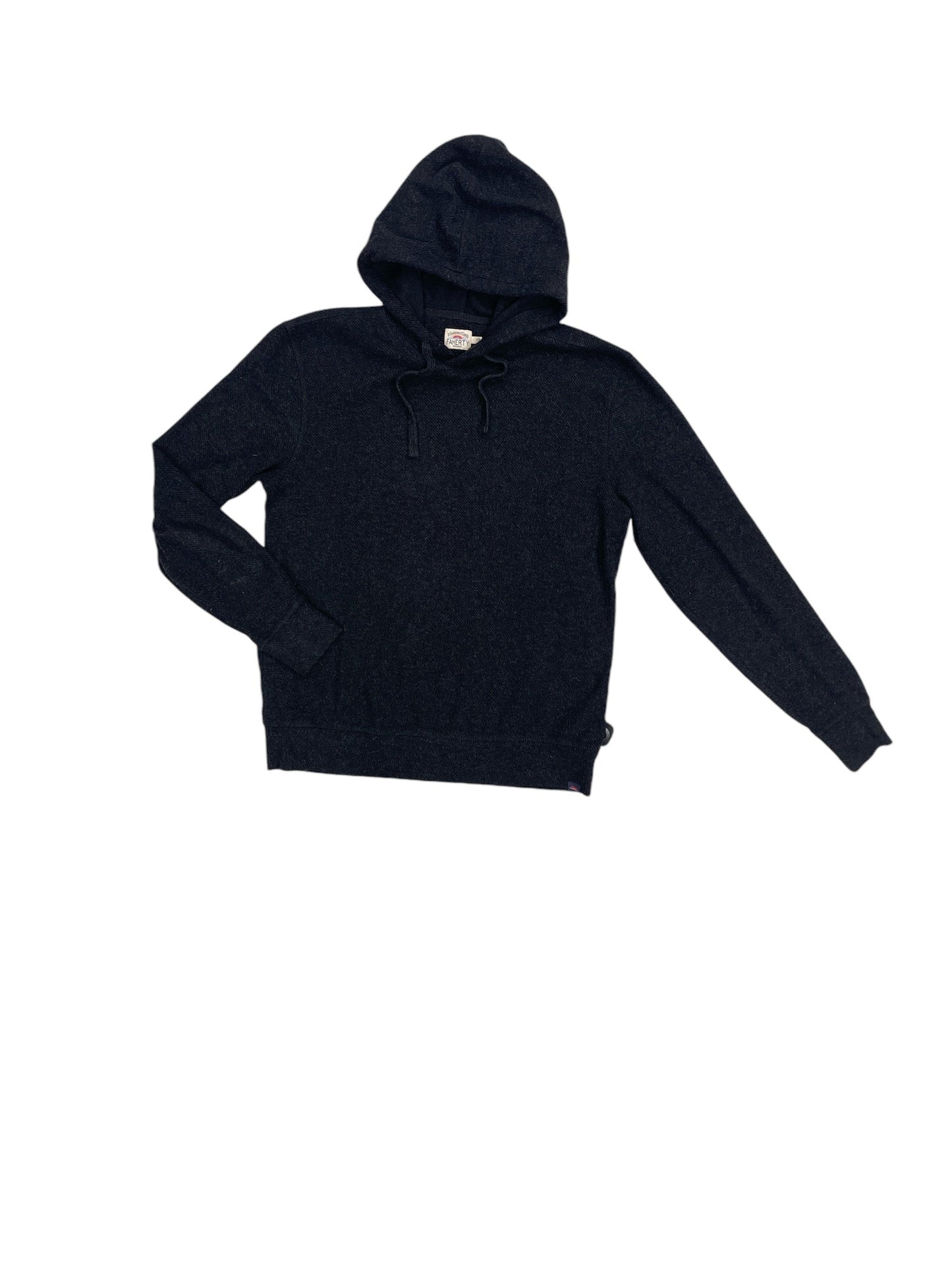 Sweatshirt Hoodie By Faherty In Black, Size: S