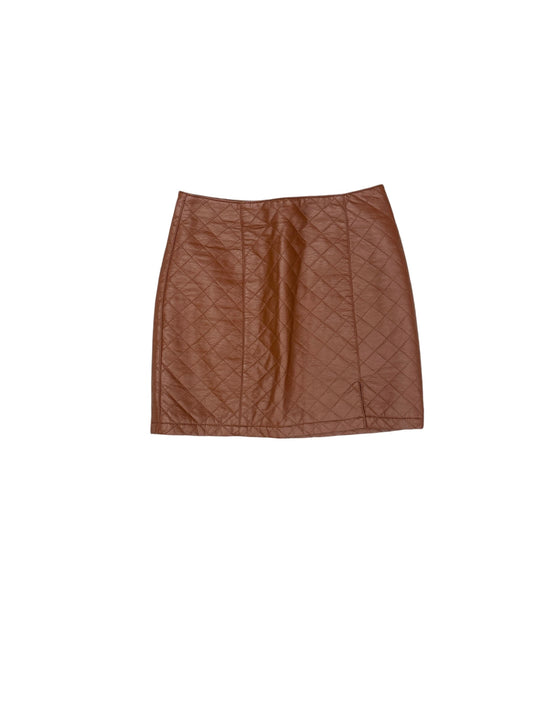 Skirt Midi By Forever 21 In Brown, Size: S