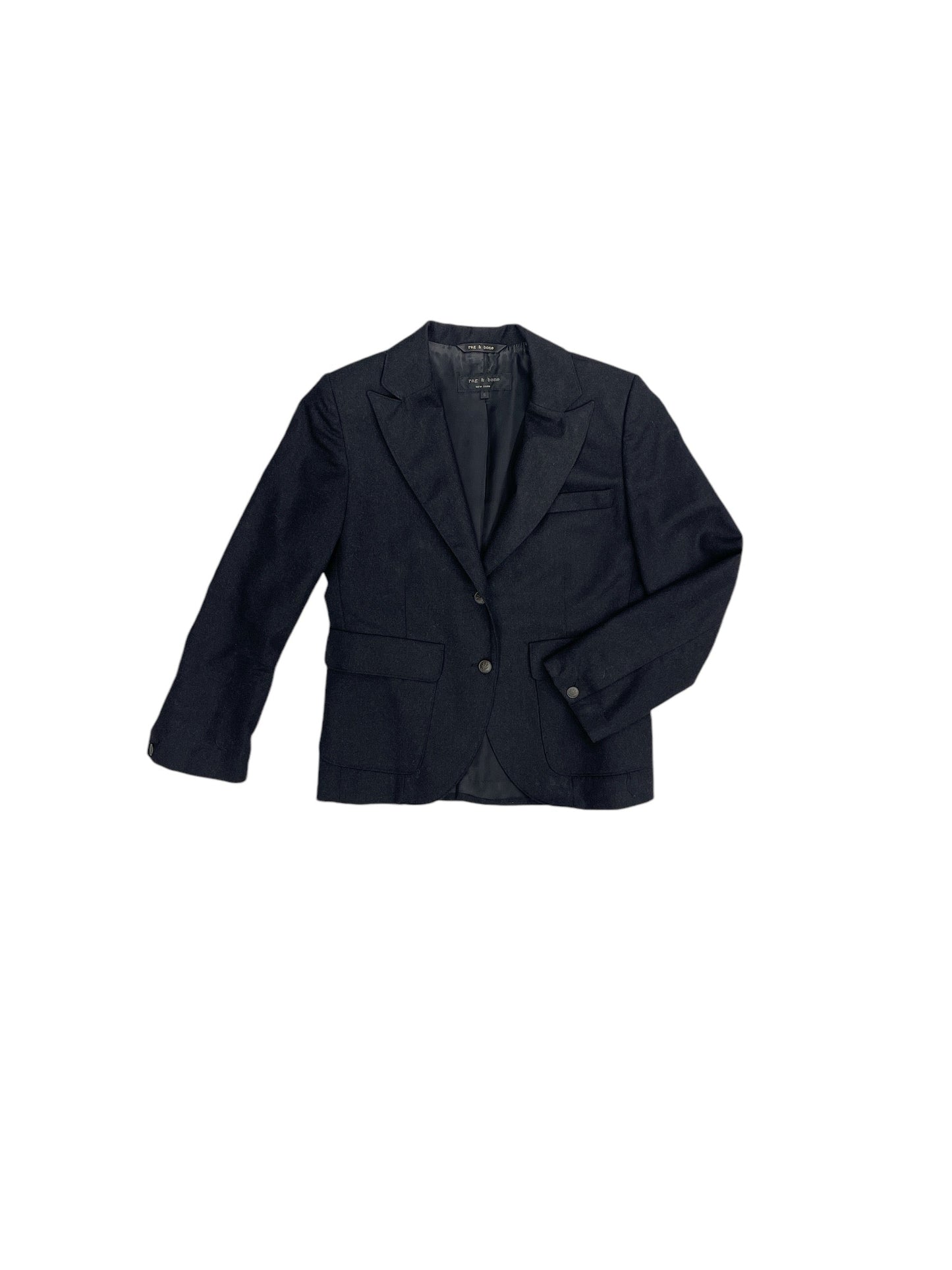 Blazer By Rag And Bone In Black, Size: 6