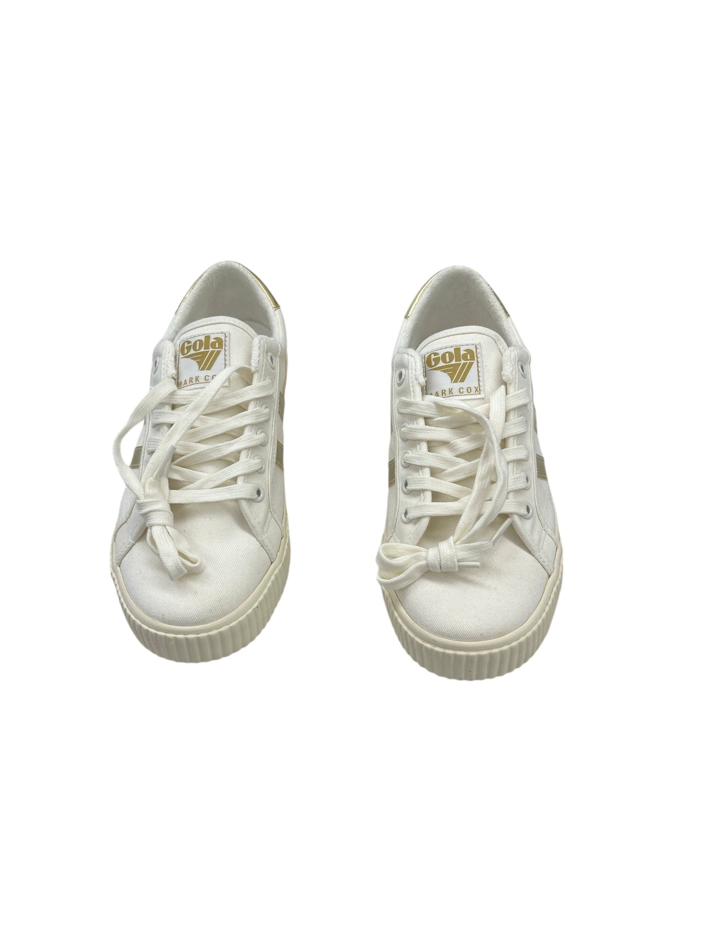 Shoes Athletic By Gola In Gold & White, Size: 9