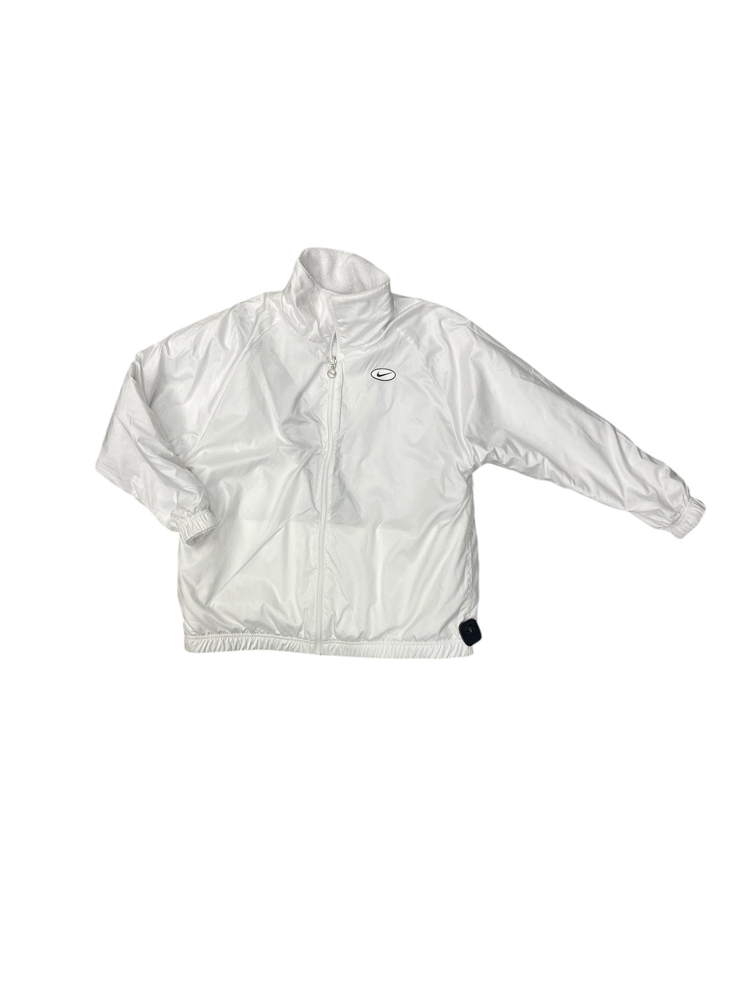 Jacket Fleece By Nike Apparel In Black & White, Size: S