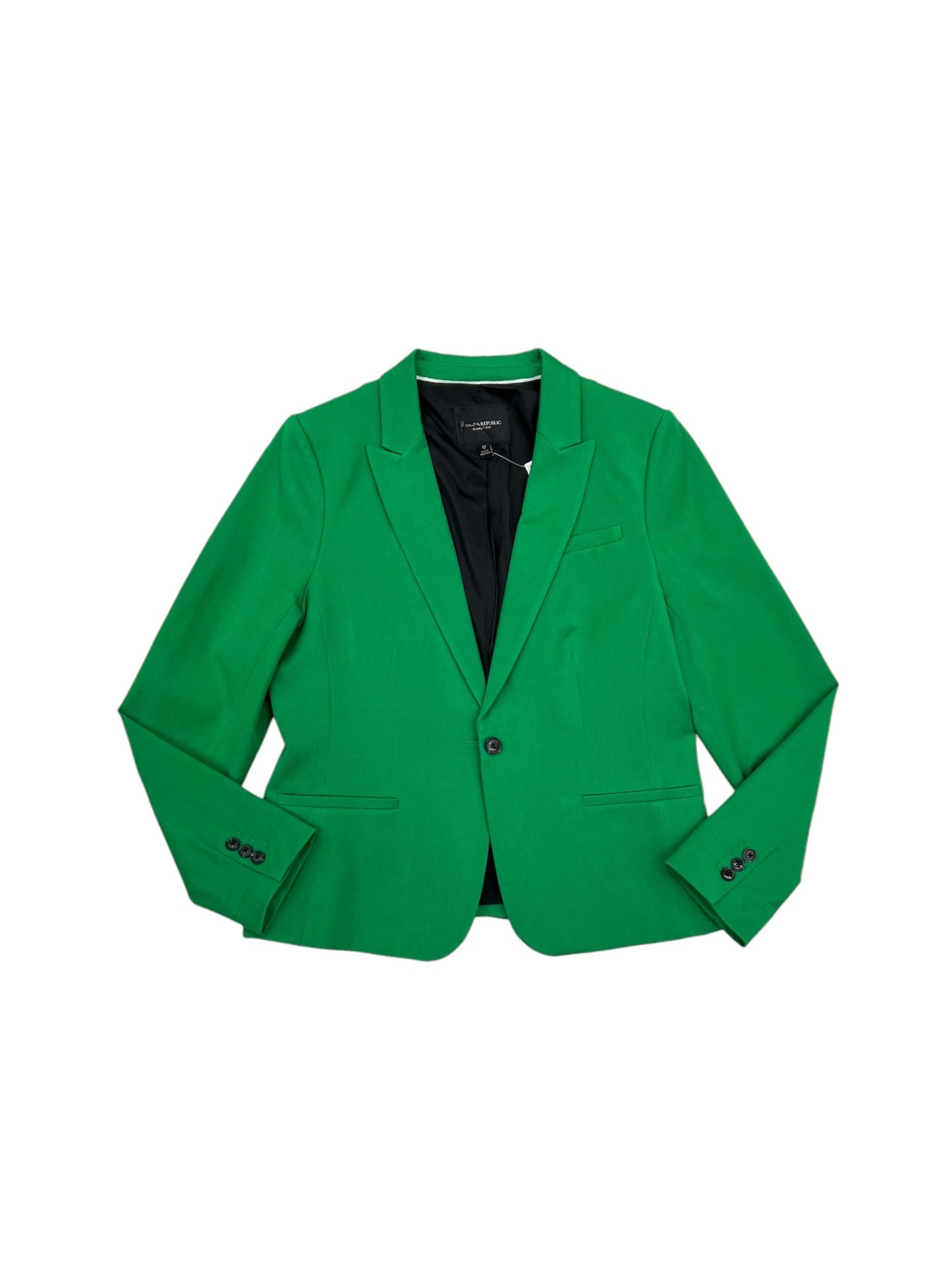 Blazer By Banana Republic In Green, Size: 12