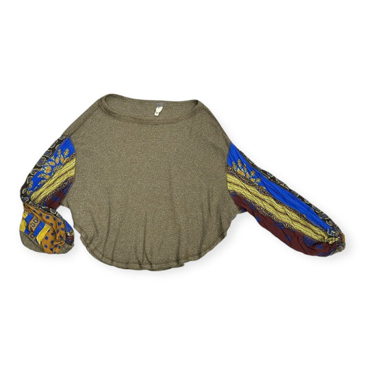 Top Long Sleeve By We The Free In Green, Size: Xs