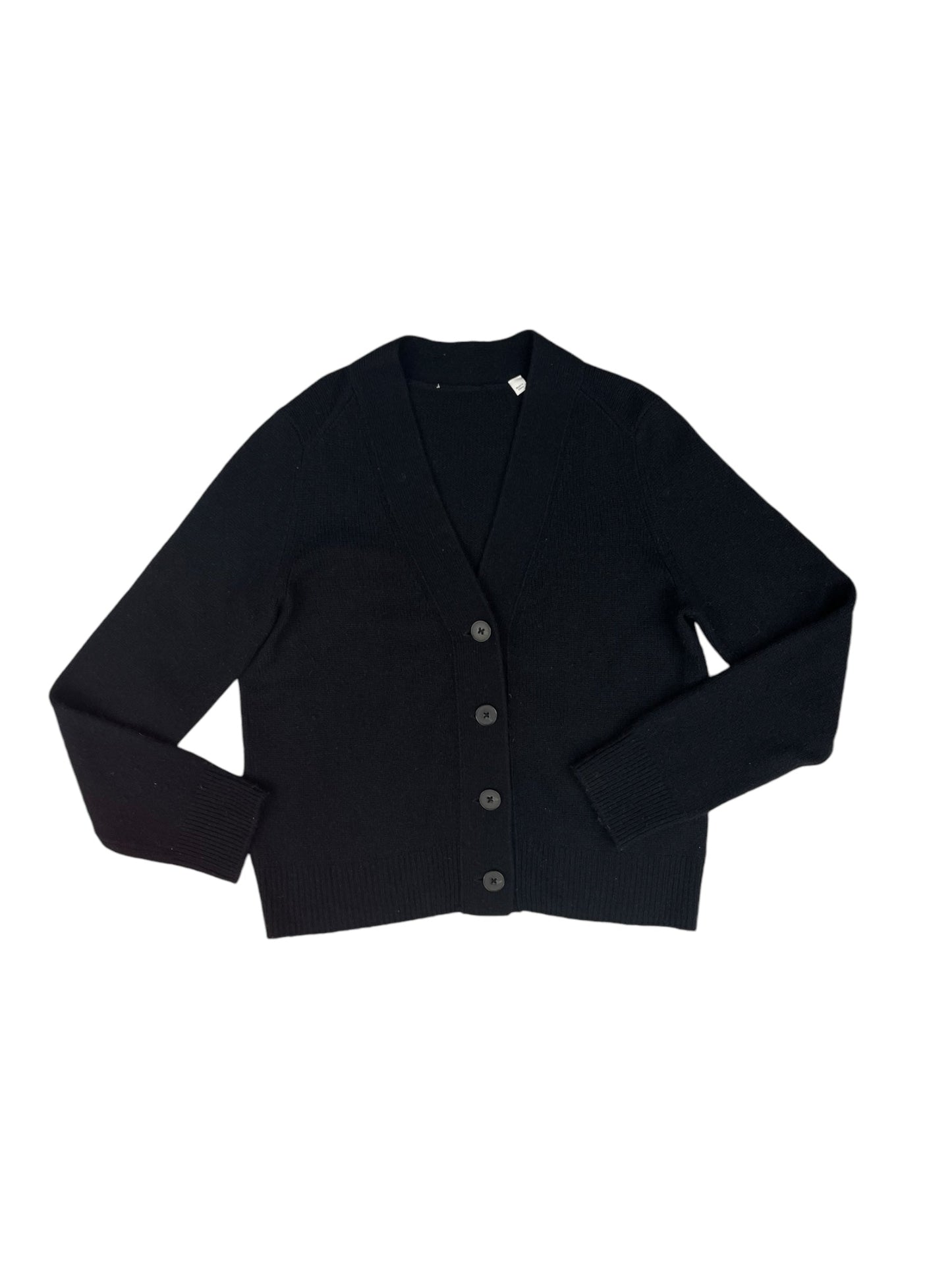 Sweater Cardigan Cashmere By Vince In Black, Size: L