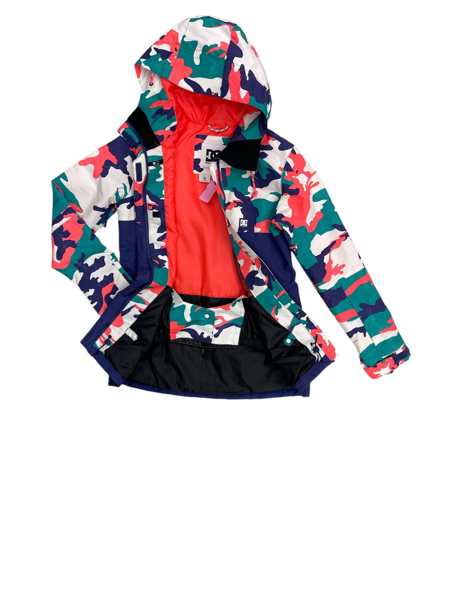 Coat Parka By DC SHOE CO In Multi-colored, Size: S