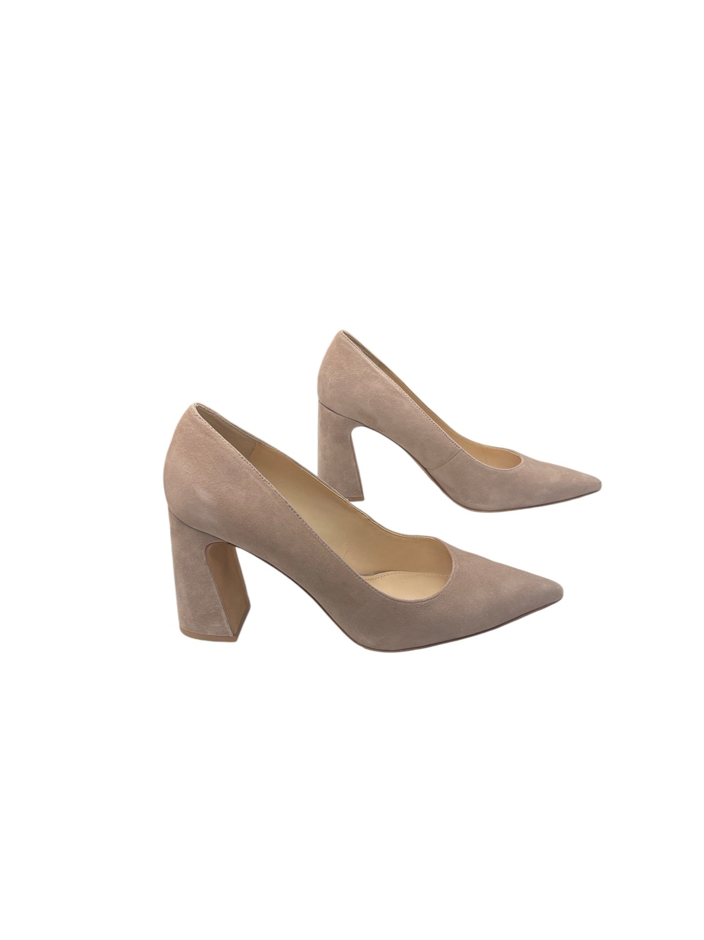 Shoes Heels Block By Vince Camuto In Tan, Size: 11