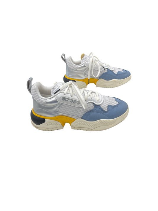 Shoes Athletic By Adidas In Blue & Yellow, Size: 8.5