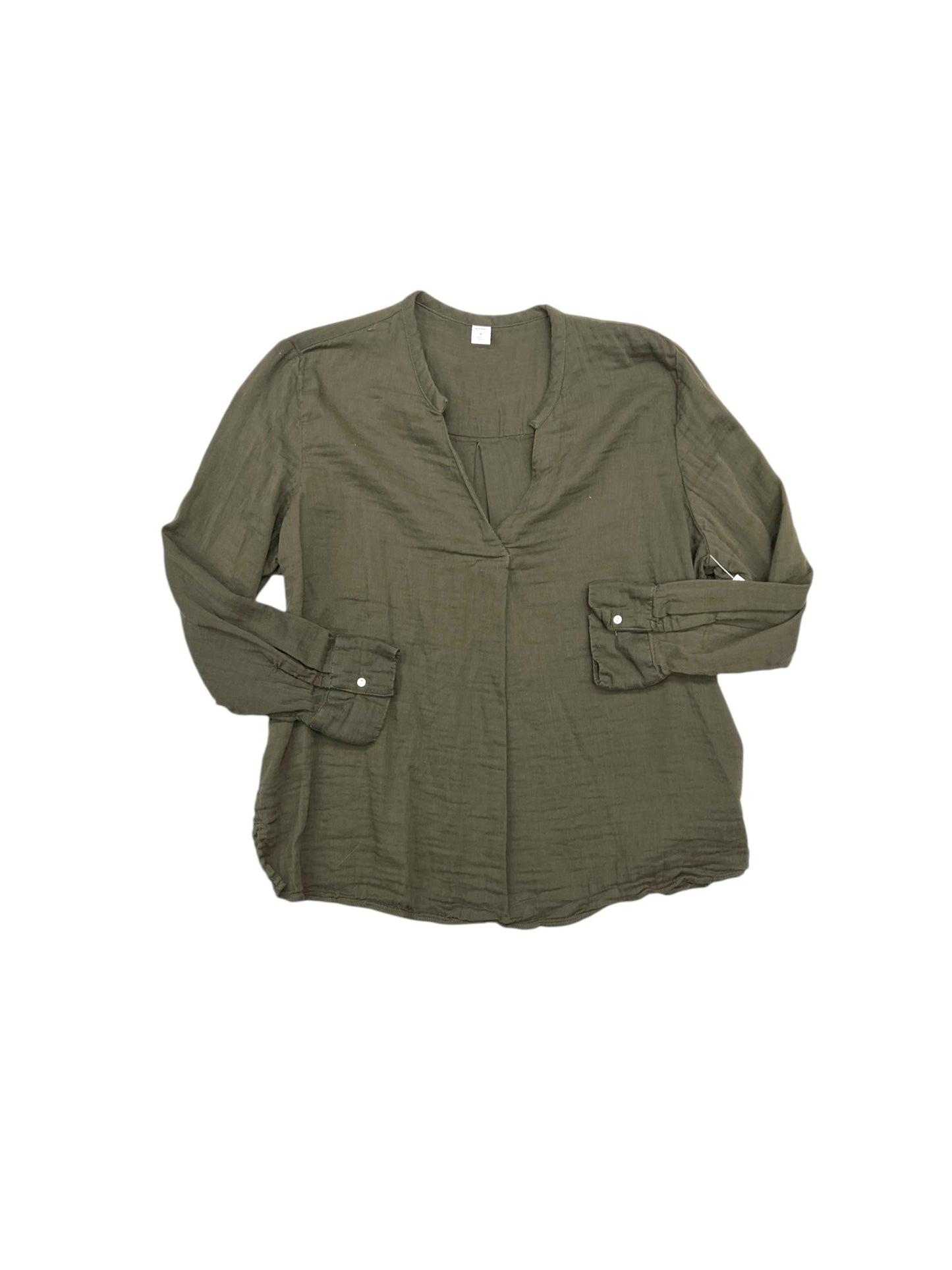 Top Long Sleeve By Old Navy In Green, Size: Xl