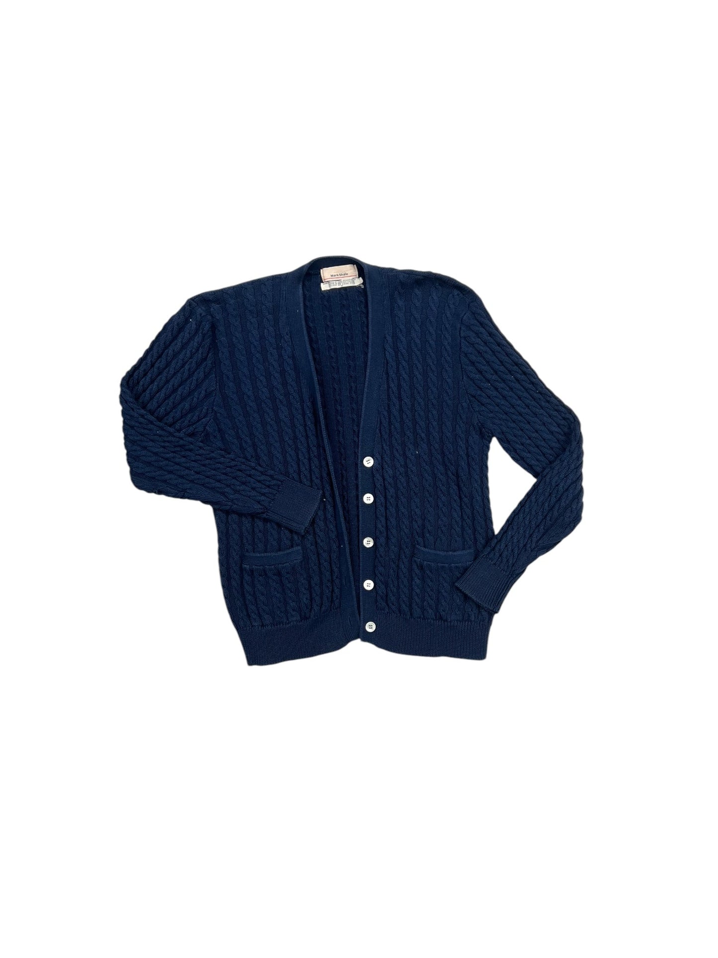 Sweater Cardigan By MARK SHALE In Blue, Size: M