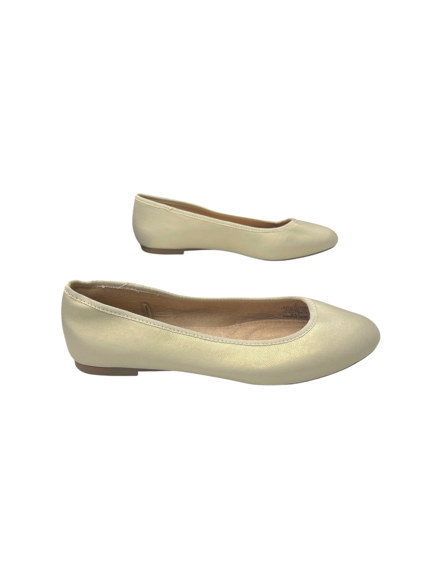 Shoes Flats By Old Navy In Gold, Size: 8