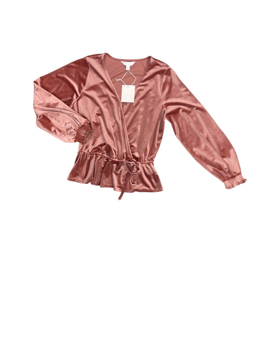 Top Long Sleeve By Lc Lauren Conrad In Pink, Size: M