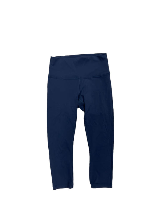 Athletic Capris By Lululemon In Navy, Size: 6