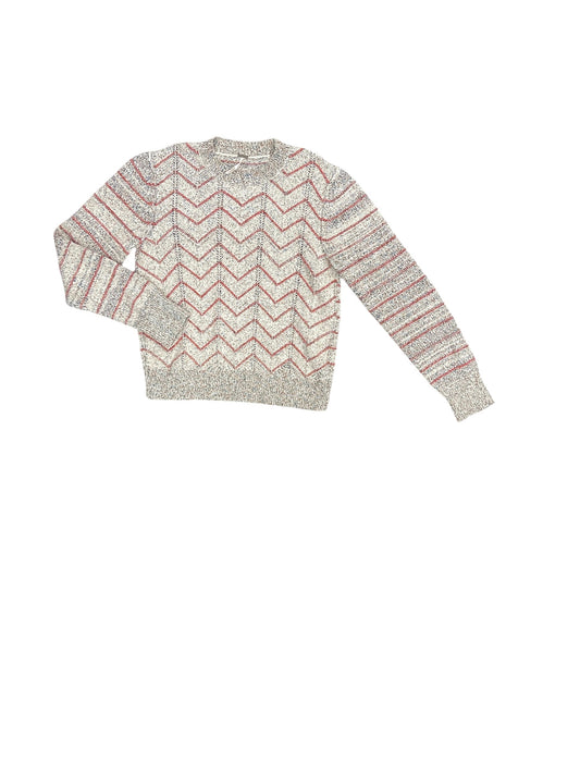 Sweater By Free People In Red & Tan, Size: L