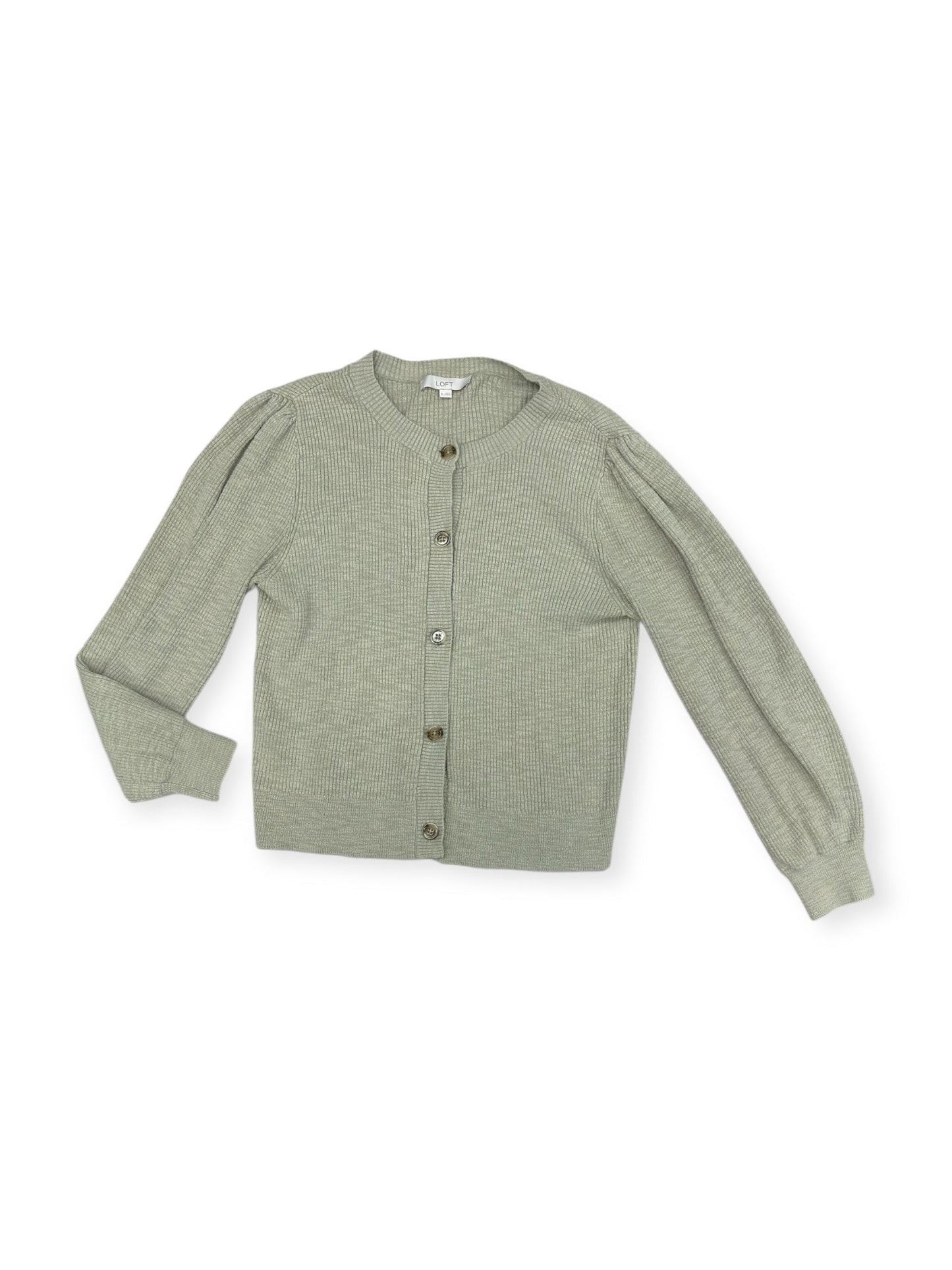 Top Long Sleeve By Loft In Green, Size: Xl