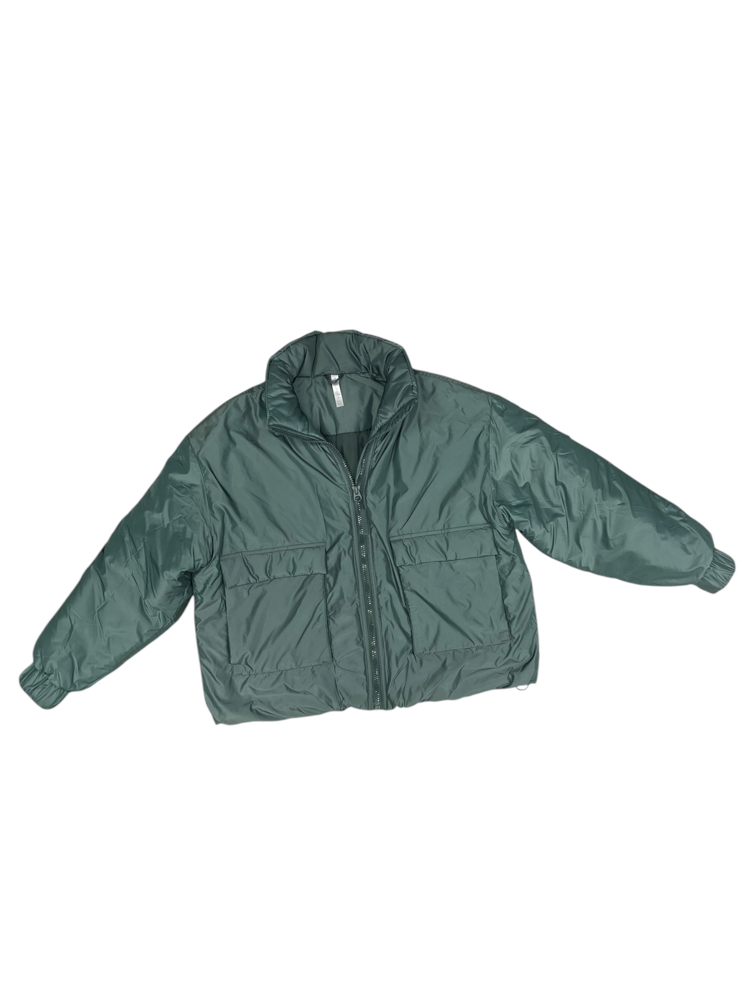 Coat Puffer & Quilted By Fabletics In Green, Size: L