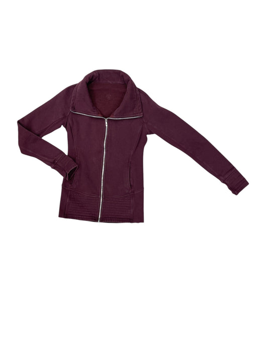 Athletic Jacket By Lululemon In Purple, Size: 6